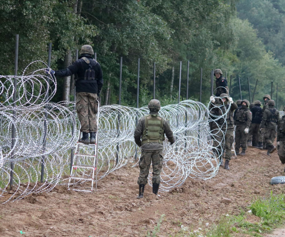 Usnarz Górny. Granica polsko-białoruska