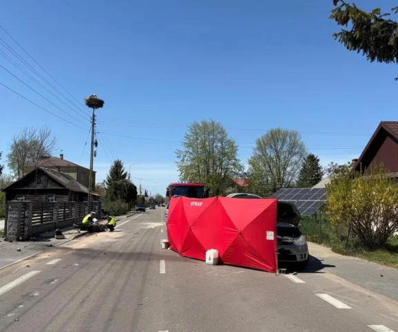 Tragedia w miejscowości Tuczna. Motocyklista zginął na miejscu!