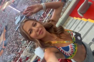 Anna Lewandowska na koncercie