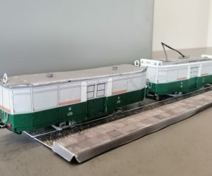 Modele tramwajów stworzone przez pana Michała z Poznania
