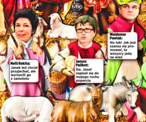 Politycy urządzają szopkę