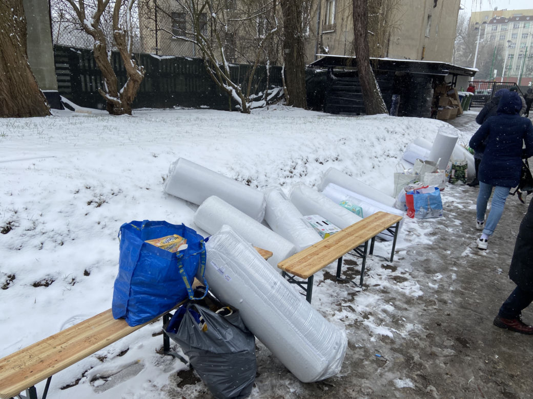 PCK w Łodzi pomaga uchodźcom z Ukrainy