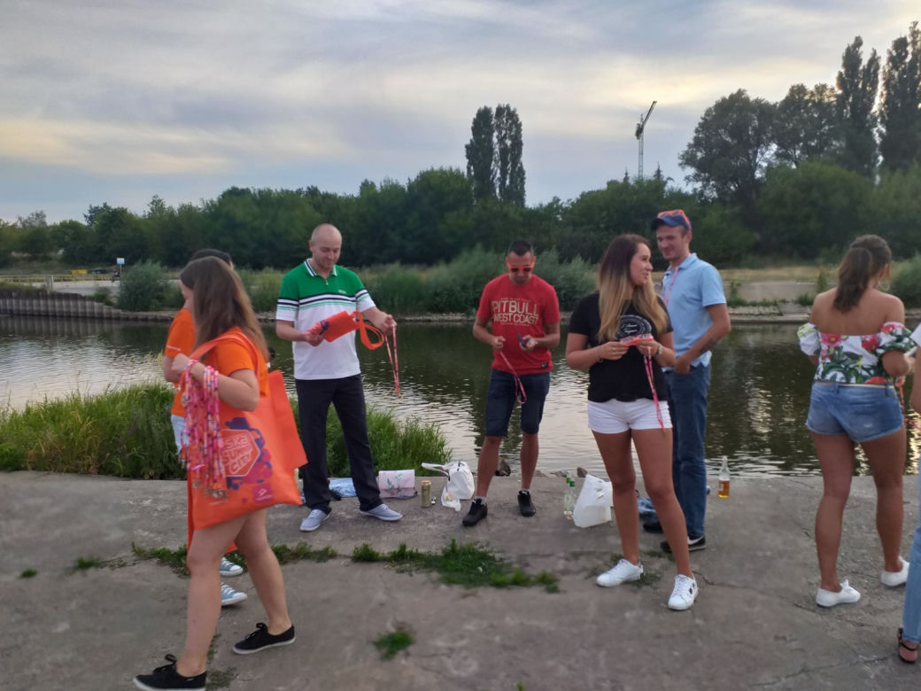 Patrol ESKA Summer City odwiedził na plażę Rataje 