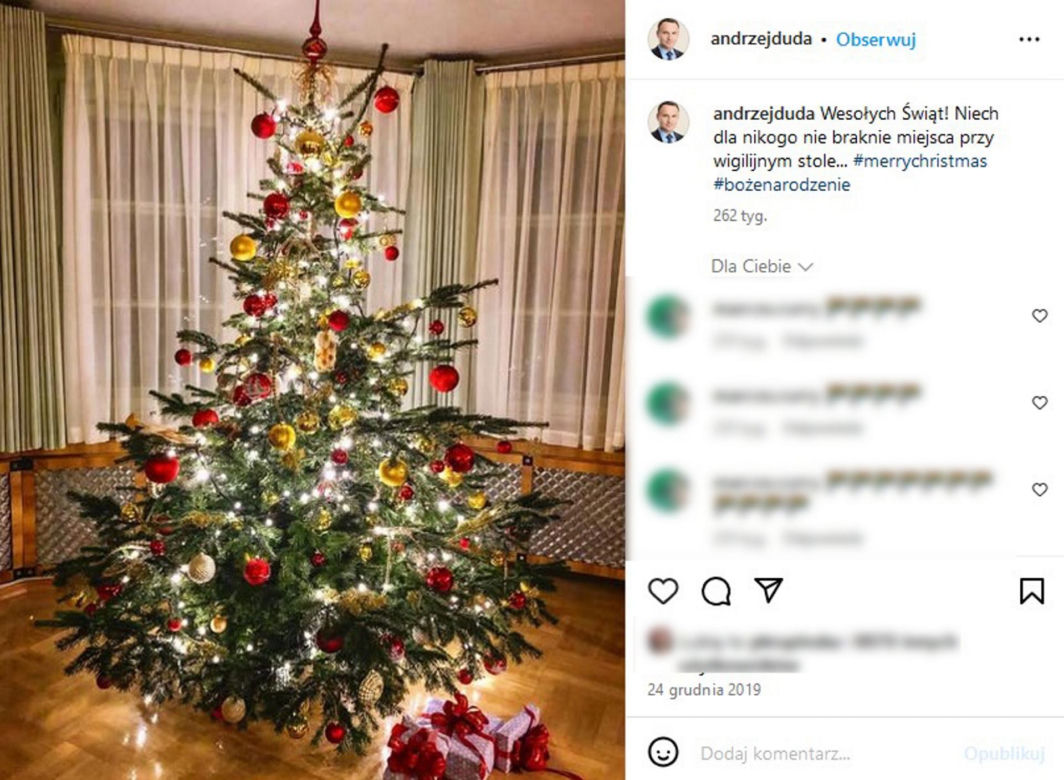 Sylwester z Andrzejem Dudą i Agatą Dudą