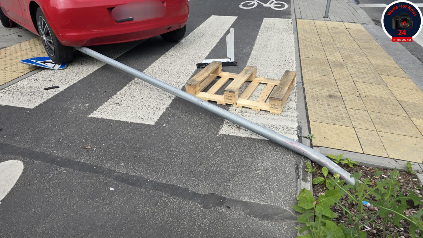 Znów wypadek na ul. Sokratesa. Zmiany na ulicy na Bielanach nie chronią przed piratami drogowymi!