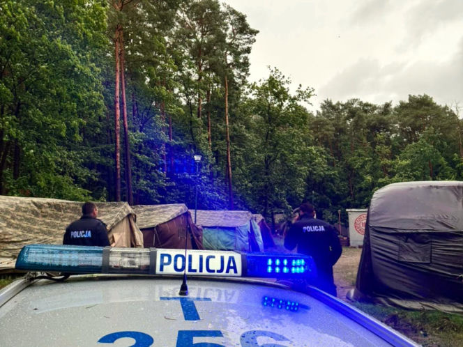 Ewakuacja obozu harcerskiego we Fromborku
