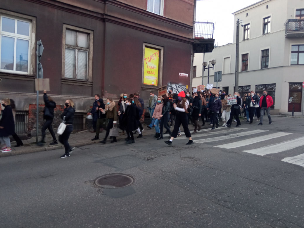 Protest w Grudziądzu