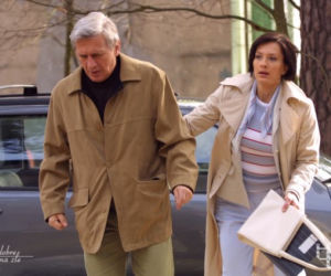 Na dobre i na złe odc. 141. Matylda Różańska (Anita Sokołowska), Jerzy Różański (Jan Englert)