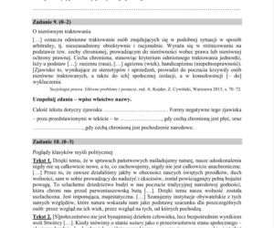 Matura próbna 2020 WOS
