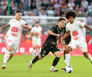 Górnik Zabrze - Ferencvaros: Zdjęcia kibiców z meczu 3. rundy eliminacji Ligi Europy