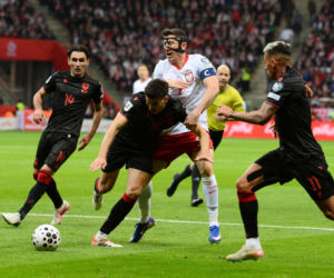 Barażowy mecz półfinałowy o awans do piłkarskich mistrzostw świata z Albanią