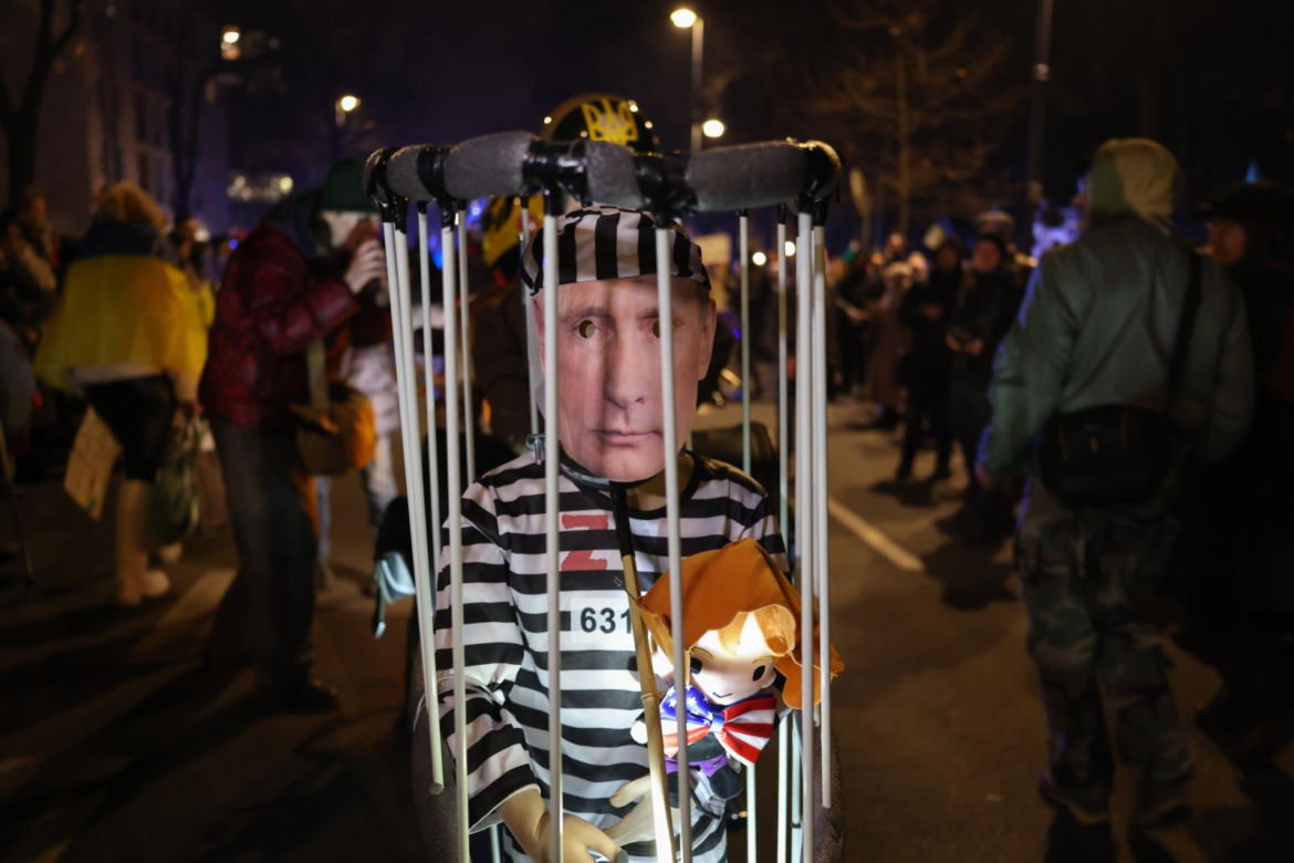 Manifestacja "Dziękujemy, Ukraino!" w Warszawie (24.02.2025)