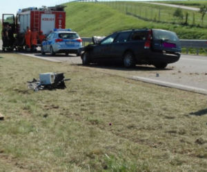 Podkarpacie: Wypadek na A4 w okolicy Jarosławia
