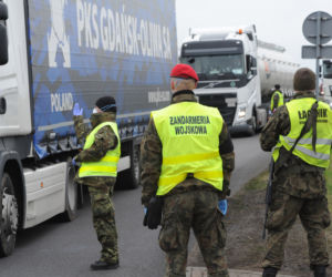 Kontrole graniczne na przejściu w Kołbaskowie