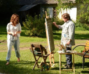 RANCZO 7 sezon. Lucy (Ilona Ostrowska), Kusy (Paweł Królikowski)