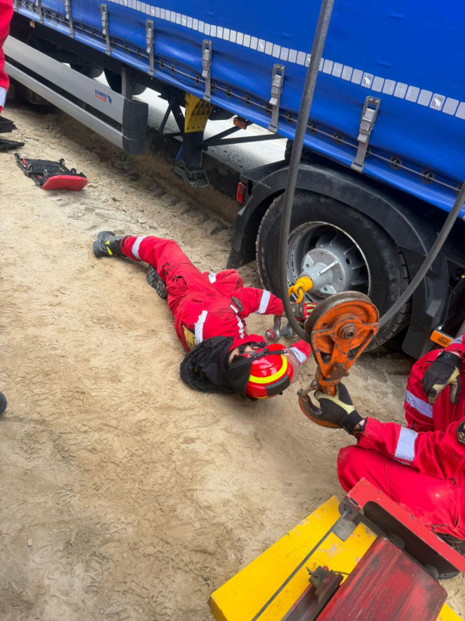 Trudna akcja strażaków z woj. lubelskiego