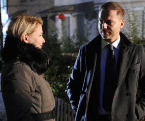 M jak miłość odc. 1225. Marta (Dominika Ostałowska), Andrzej Budzyński (Krystian Wieczorek)