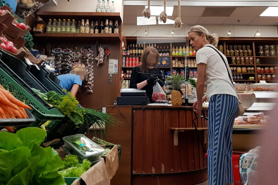 Małgorzata Foremniak na zakupach