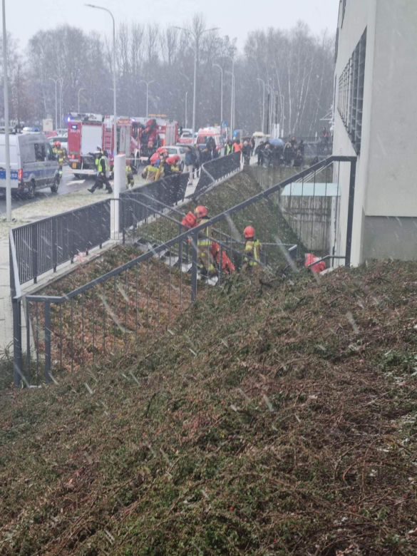 Wypadek przy Szpitalu Uniwersyteckim w Krakowie