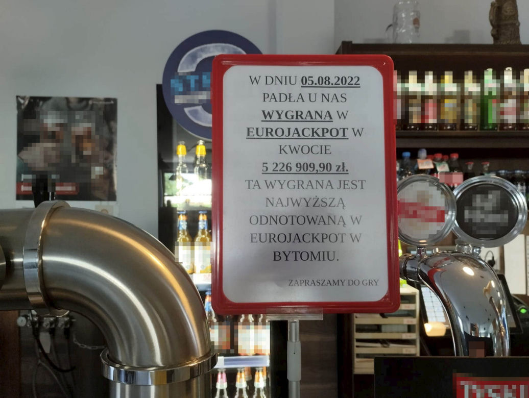 Kolektura z Bytomia. To tutaj padła wielka wygrana w Eurojackpot
