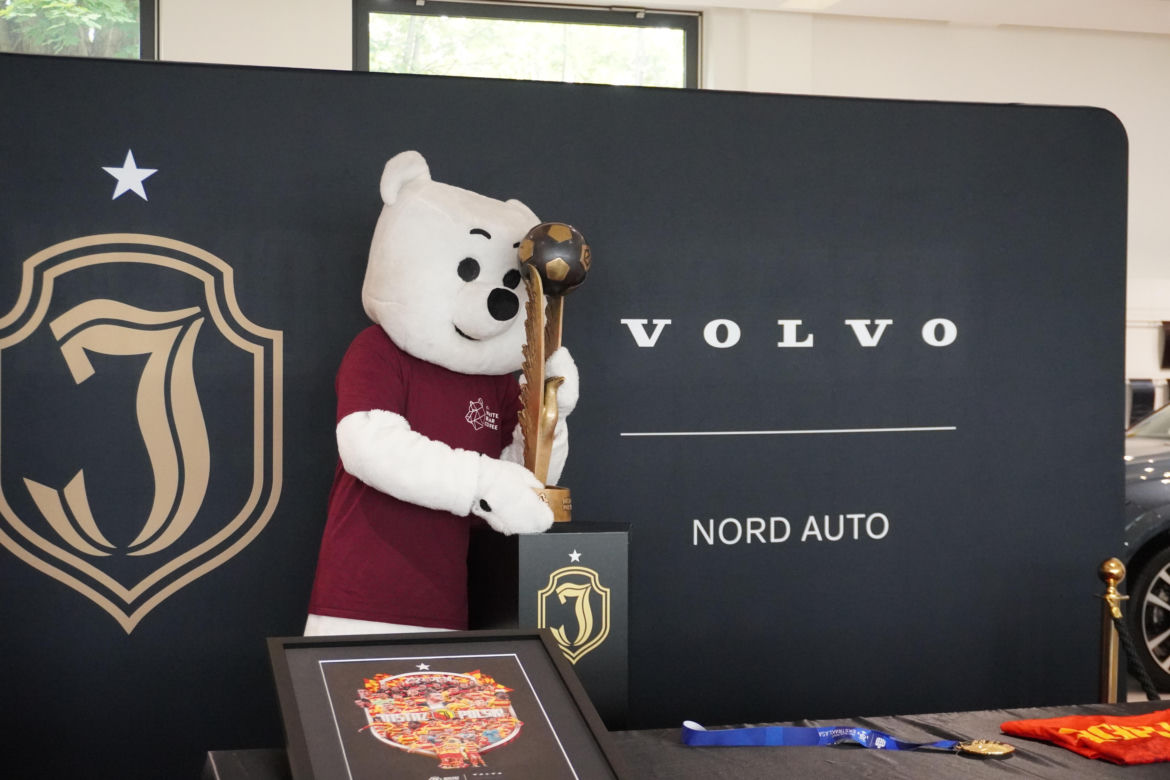 Mistrzowski puchar Jagiellonii Białystok w VOLVO Nord Auto