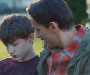 M jak miłość odc. 1921. Franek (Jarosław Śmigielski), jego ojczym (Marcin Sitek)