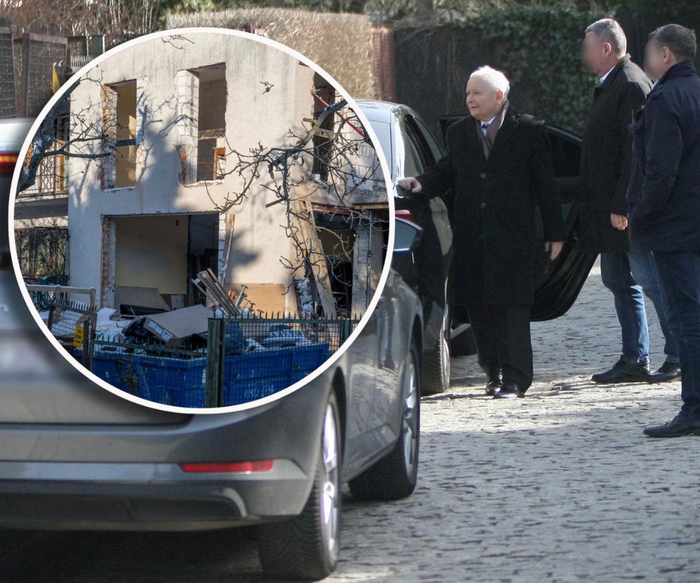 Jarosław Kaczyński nie może wrócić do domu.