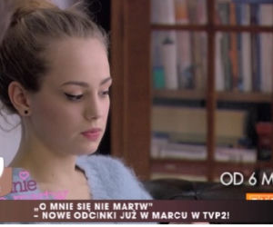 O mnie się nie martw 2 sezon. Karolina (Wiktoria Gąsiewska)