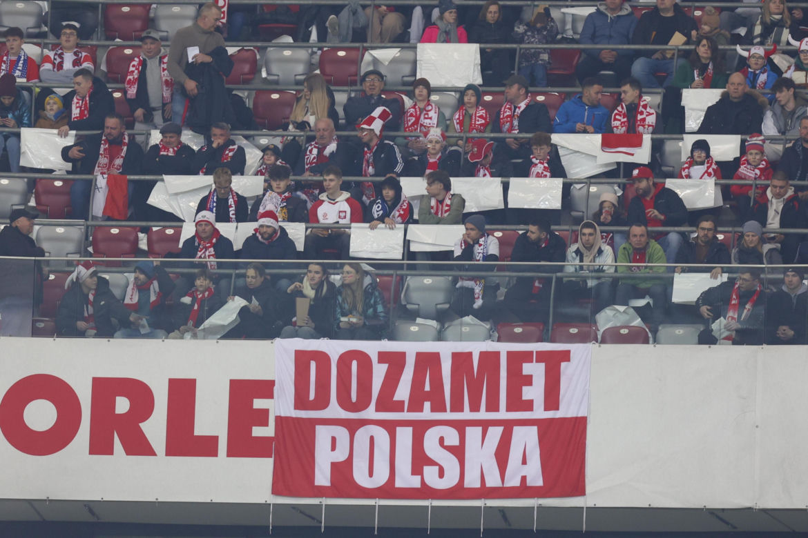 Kibice na meczu Polska - Estonia. Zdjęcia z trybun [21.03.2024]