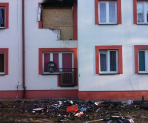 Wybuch butli z gazem na ul. 63 Pułku Piechoty w Toruniu
