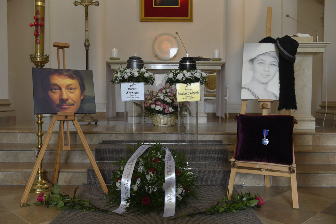 Podwójny pogrzeb  - Krystyna Kołodziejczyk i mąż Wiesław Szyszko