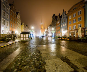 Sylwester 2020. Gdańsk opustoszał! Fontanna Neptuna [ZDJĘCIA]