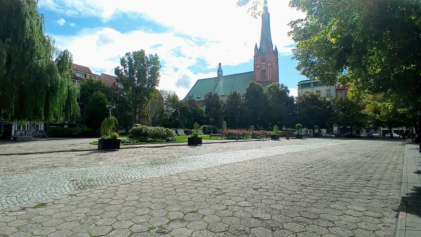 Plac Orła Białego w przeddzień rozpoczęcia przebudowy