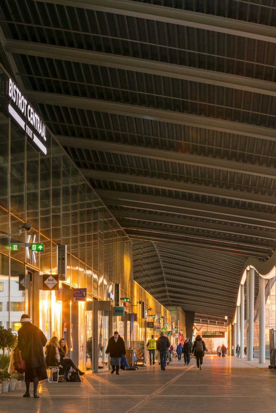 Dworzec kolejowy Utrecht Centraal w Holandii