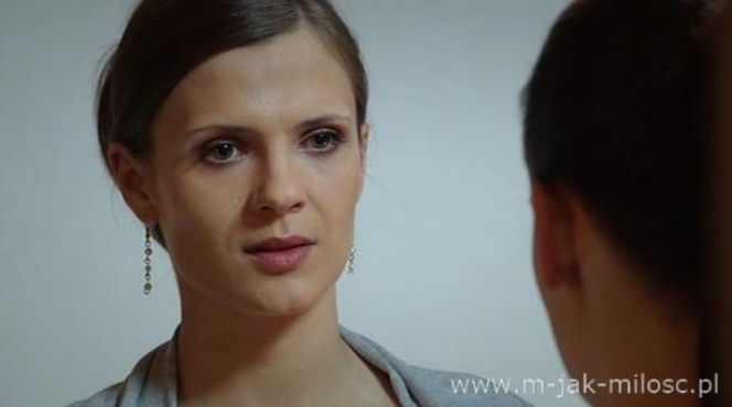 M jak MIŁOŚĆ, odc. 932. Danuta Ozon (Kinga Waligóra), żona Michała (Dariusz Wnuk), kochanka Madzi