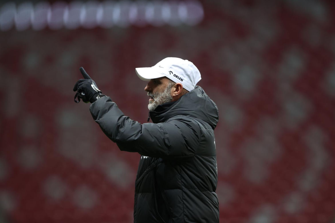 Eliminacje ME 2024. Trening reprezentacji Polski na PGE Narodowym przed meczem barażowym z Estonią