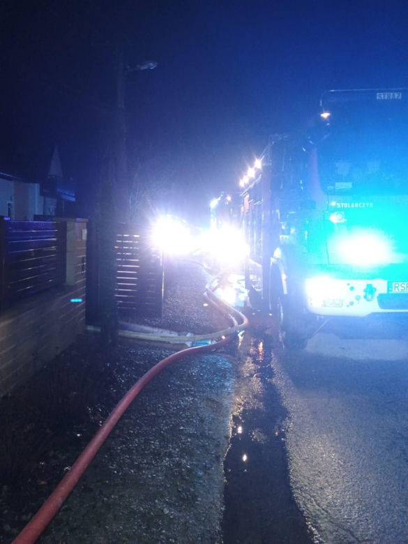 Łętownia. Pożar pensjonatu