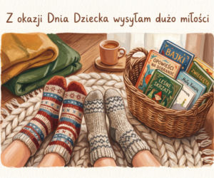 Kartka na Dzień Dziecka dorosłego dziecka