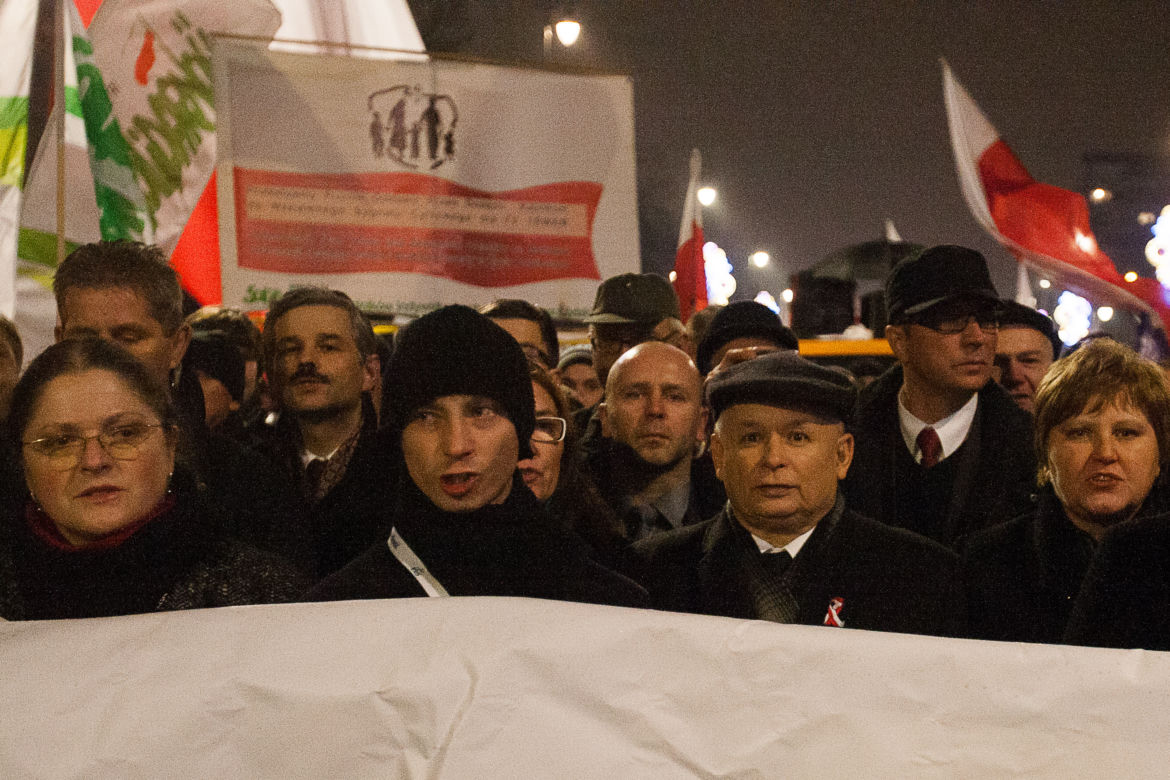 Marsz 13 grudnia 2013. Jarosław Kaczyński 