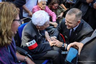 Poruszające sceny z Nawrockim. Tak potraktował uczestniczkę Powstania Warszawskiego