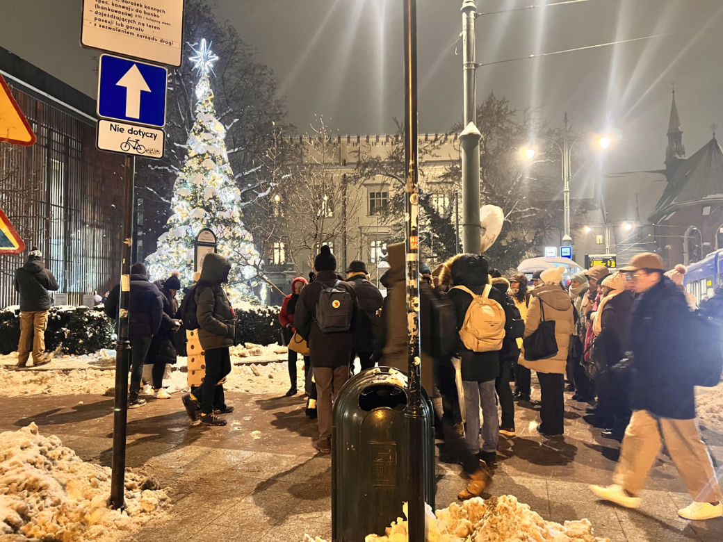 Święty Mikołaj jechał w krakowskim tramwaju 