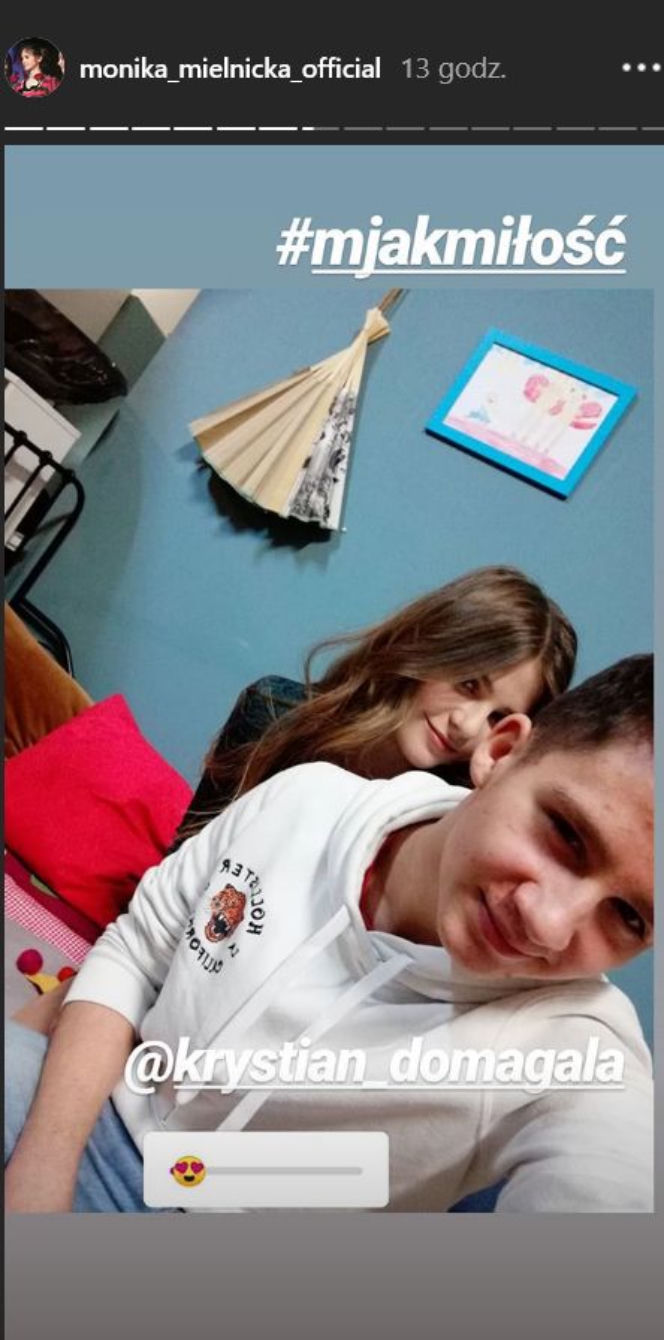 Wigilia na planie M jak miłość. Monika Mielnicka, Krystian Domagała