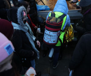 Protest przeciwko Lex Czarnek przez Sejmem