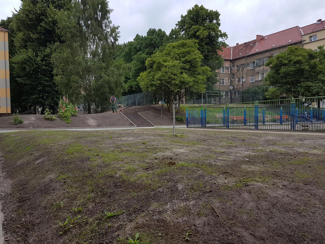 Remont skweru na Niebuszewie na finiszu