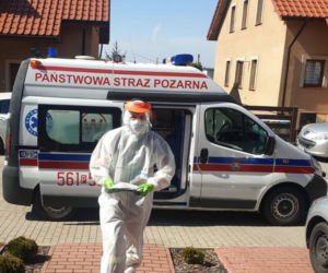 Tak służby przyjeżdżają po próbki
