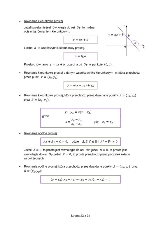 wzory matematyczne matura 2026