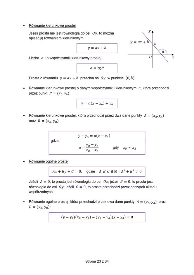 wzory matematyczne matura 2026