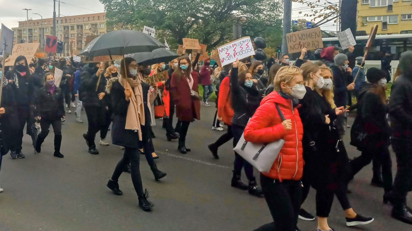 Protest kobiet w Szczecinie - 28.10.2020