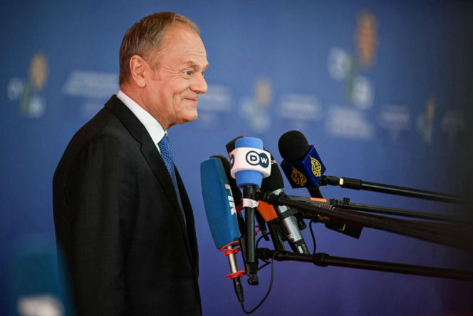 Donald Tusk  podczas nieformalnego szczytu Rady Europejskiej w Nikozji