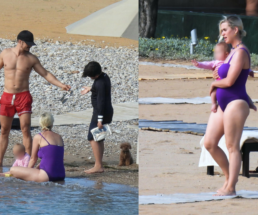 Orlando Bloom i Katy Perry z dziećmi